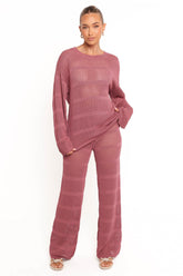 Crawford Pant - Rose