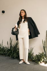McKinley Knit Pant - Cream