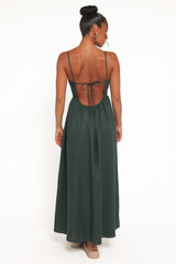 Savannah Maxi Dress - Forest Green