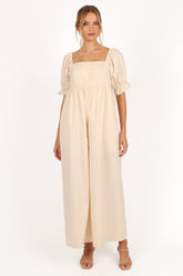 Juliette Jumpsuit - Ecru