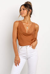 Vinita Top - Rust