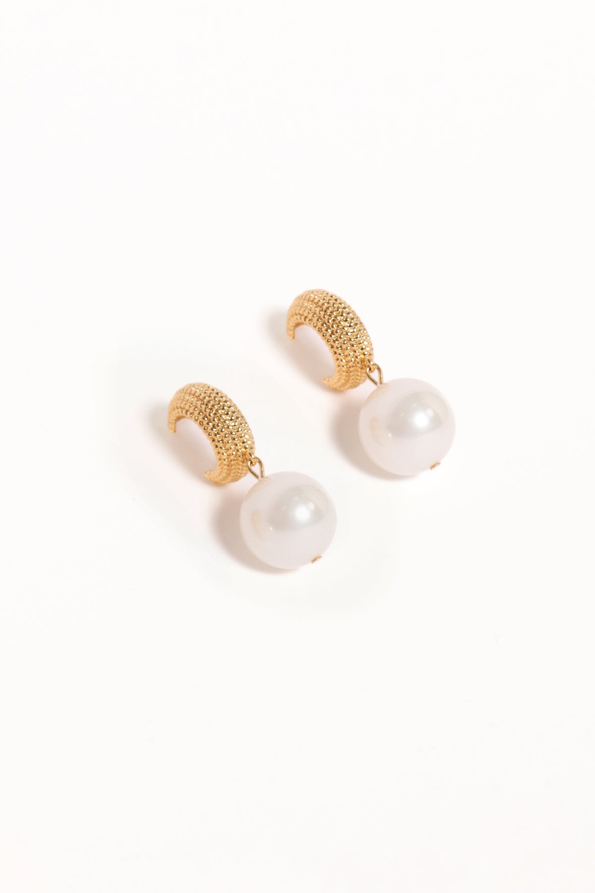 Luciana Earrings - Gold/Pearl