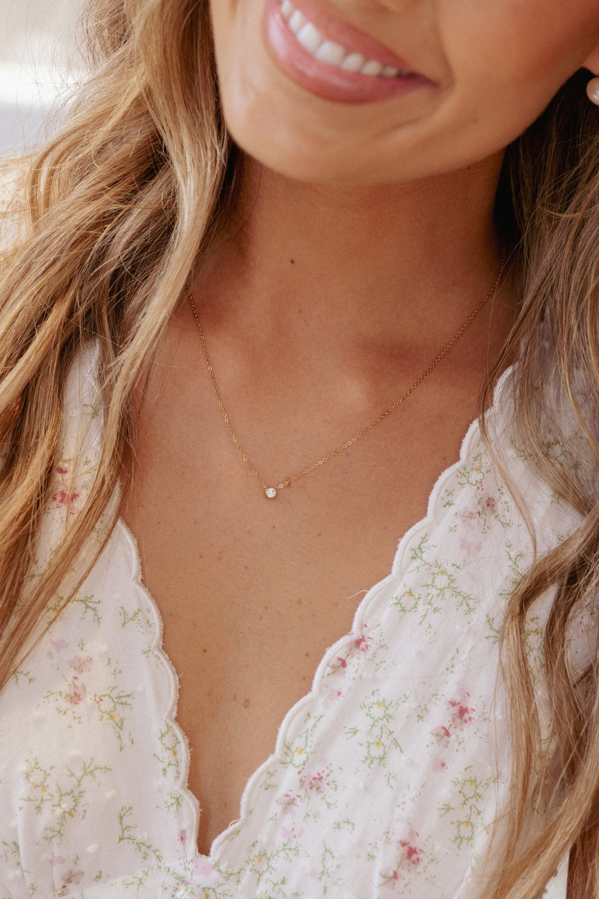 Serena Necklace - Gold