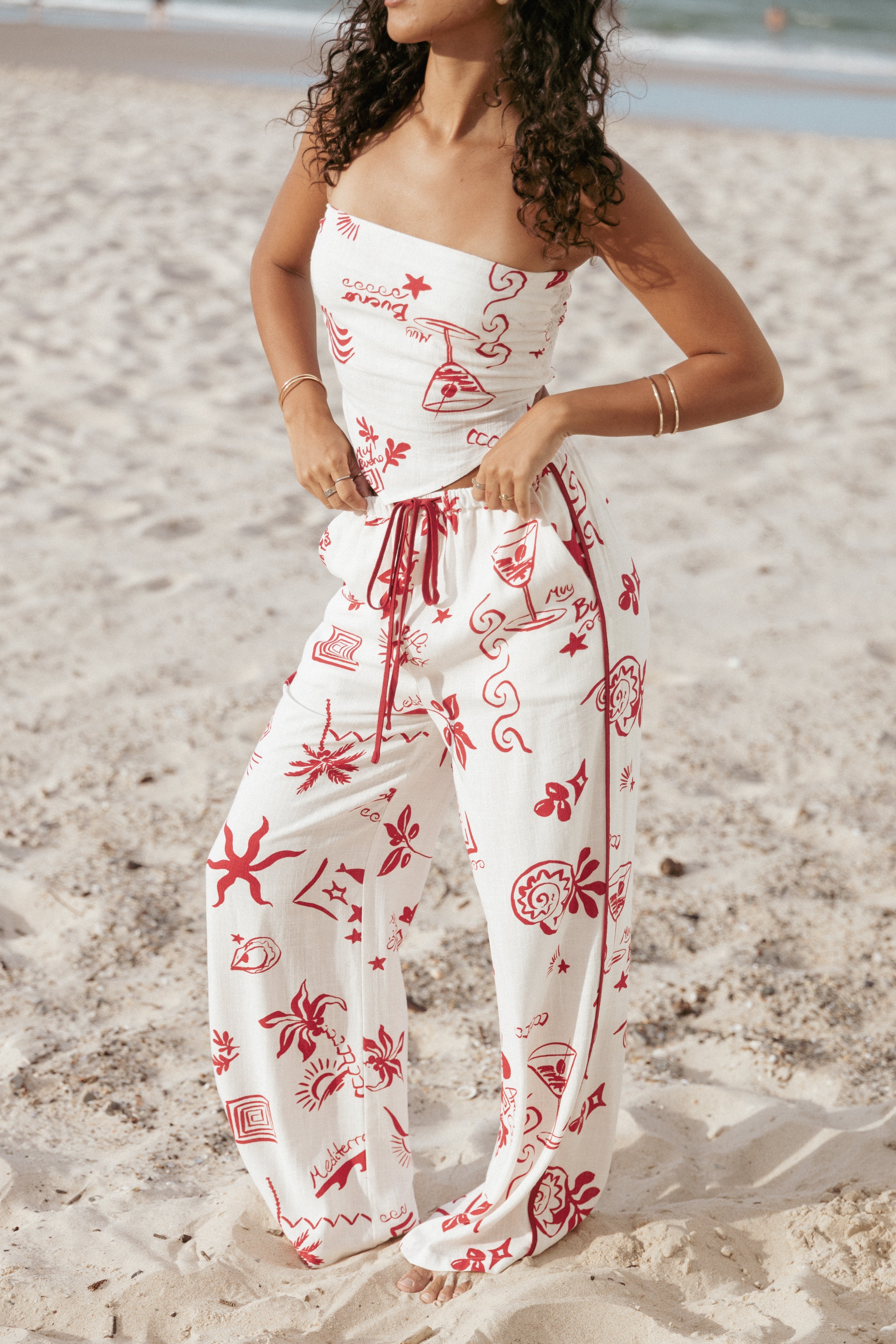 Malta Pant - Red
