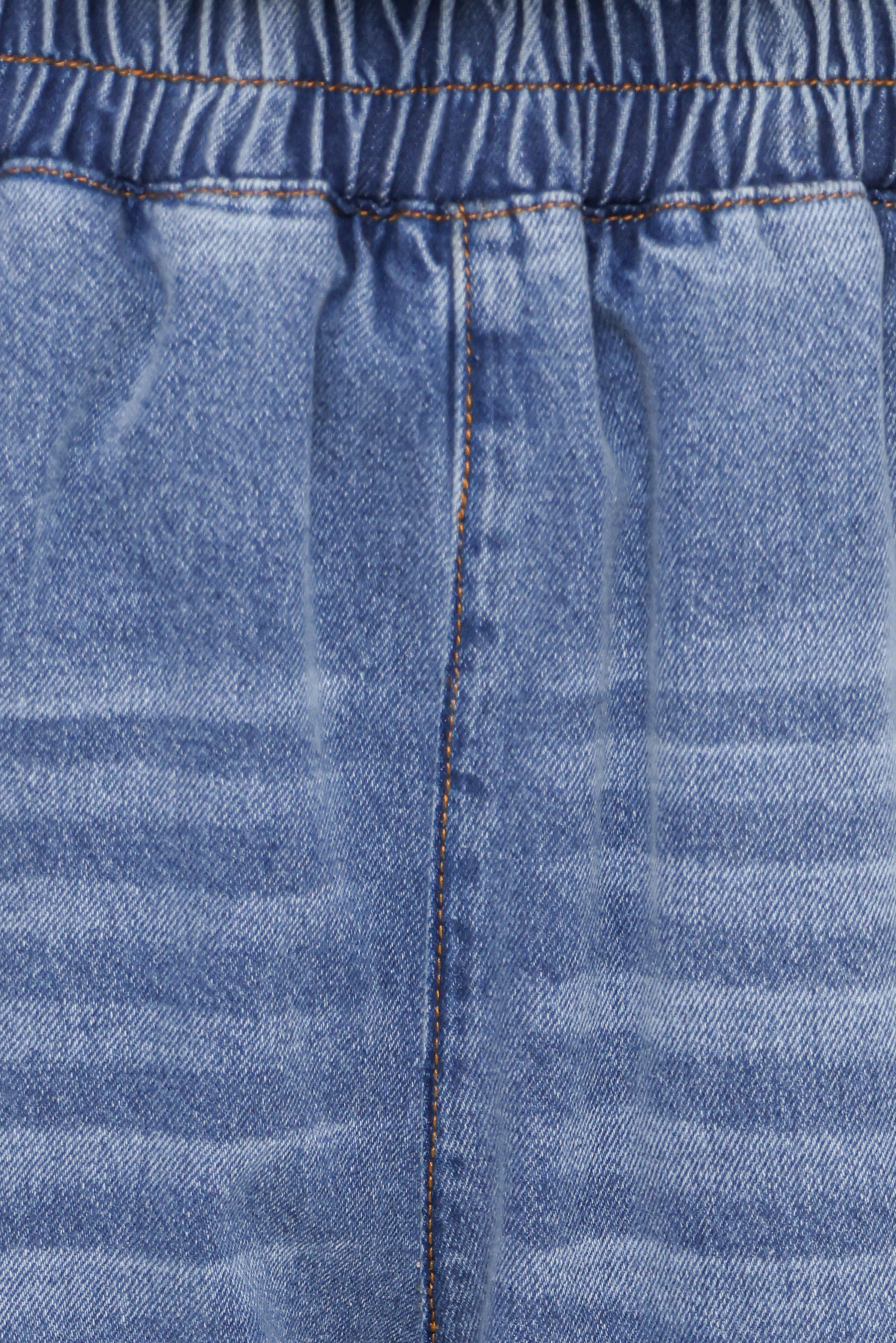 Sophie Cropped Barrel Jean - Medium Wash