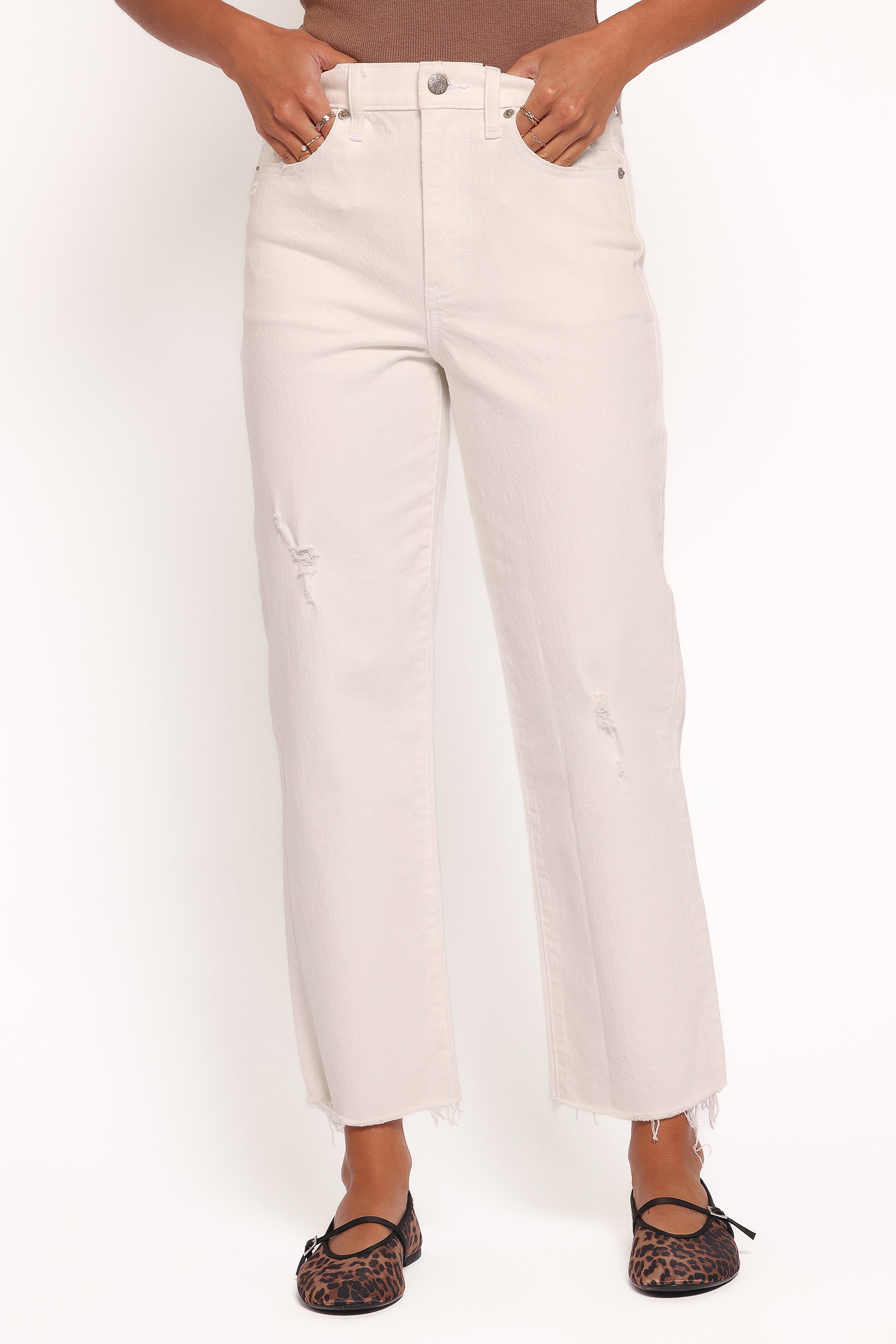 Sundaze Straight Leg Jean - Swan