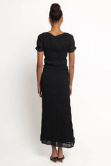 Valana Skirt - Black Midnight
