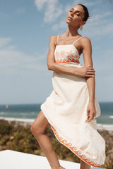 Ceecee Maxi Dress - Beige
