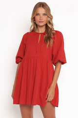 Cinzia Mini Dress - Red