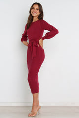 Helena Dress - Wine