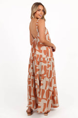 Quincy Maxi Dress - Natural/Camel