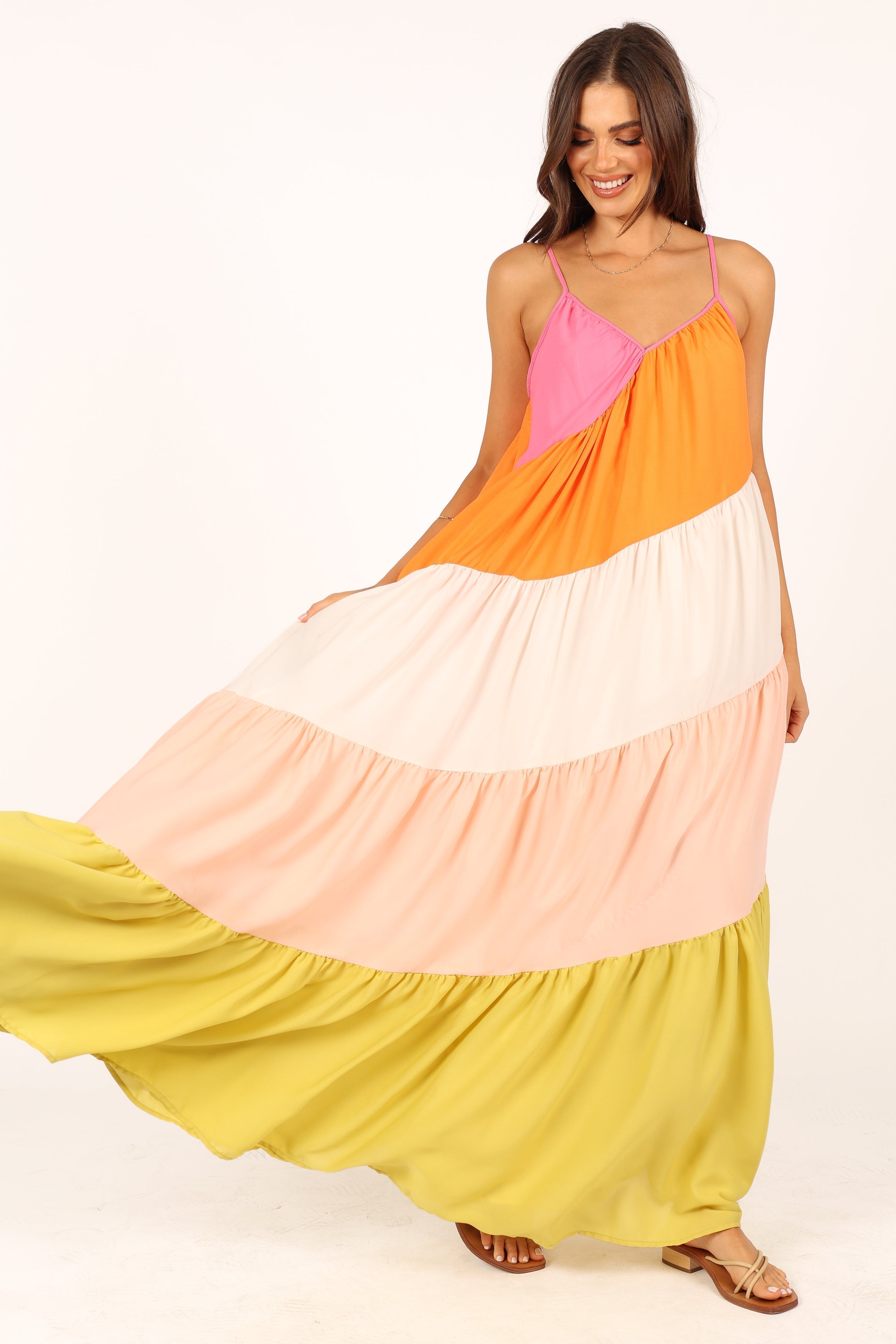 Tallulah Tiered Maxi Dress - Multi