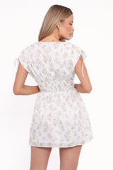 Wendi Ruffle Mini Dress - Floral