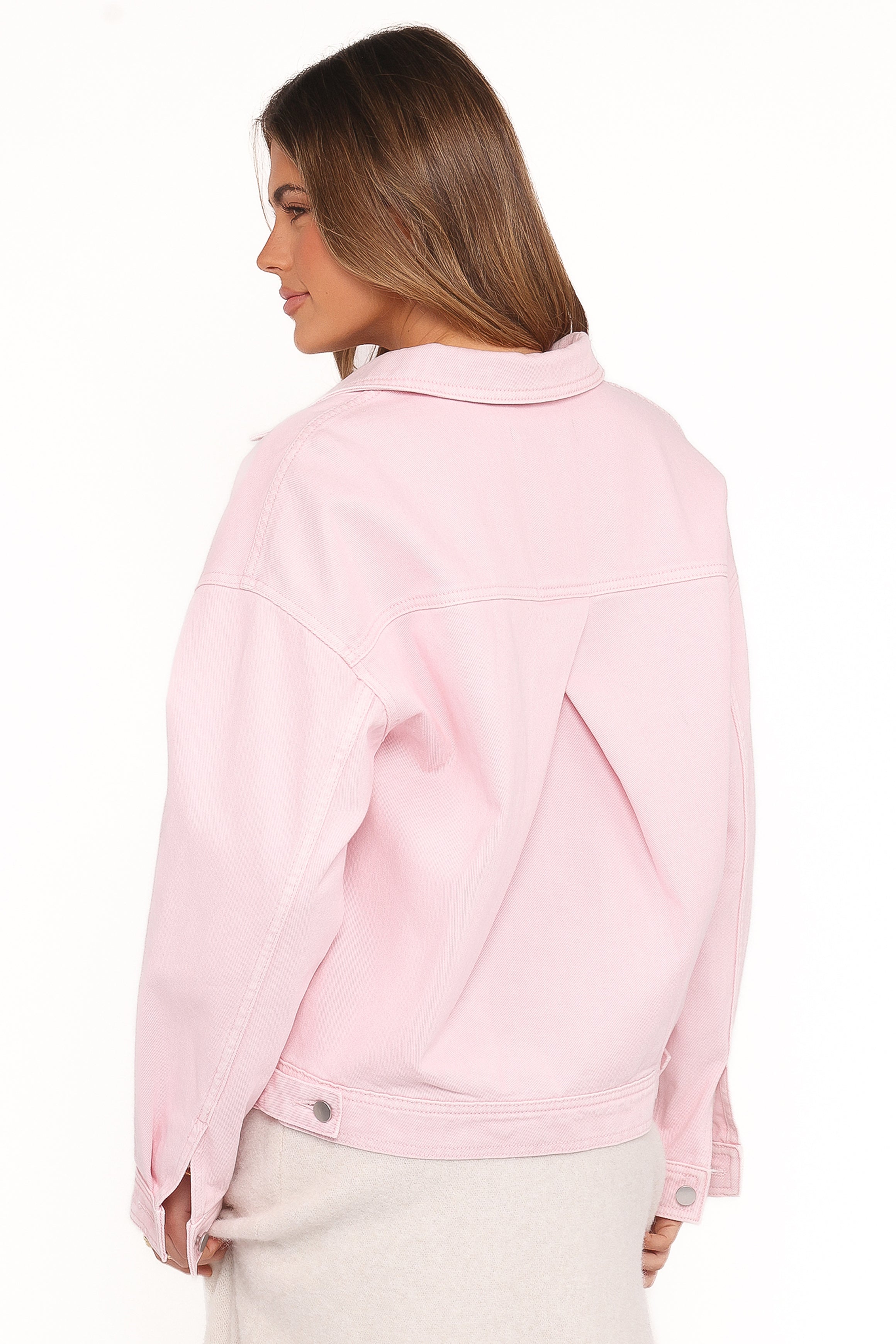 Larosa Denim Jacket - Dusty Pink