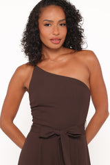 Leyton Jumpsuit - Chocolate Brown