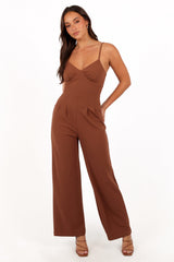 Maelle Jumpsuit - Banksia Brown