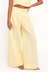 Althea Pant Set - Yellow