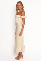 Arabella Two Piece Set - Butter Yellow