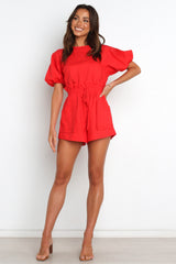 Chelsey Linen Set - Red