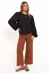 Aggie Blouse - Black