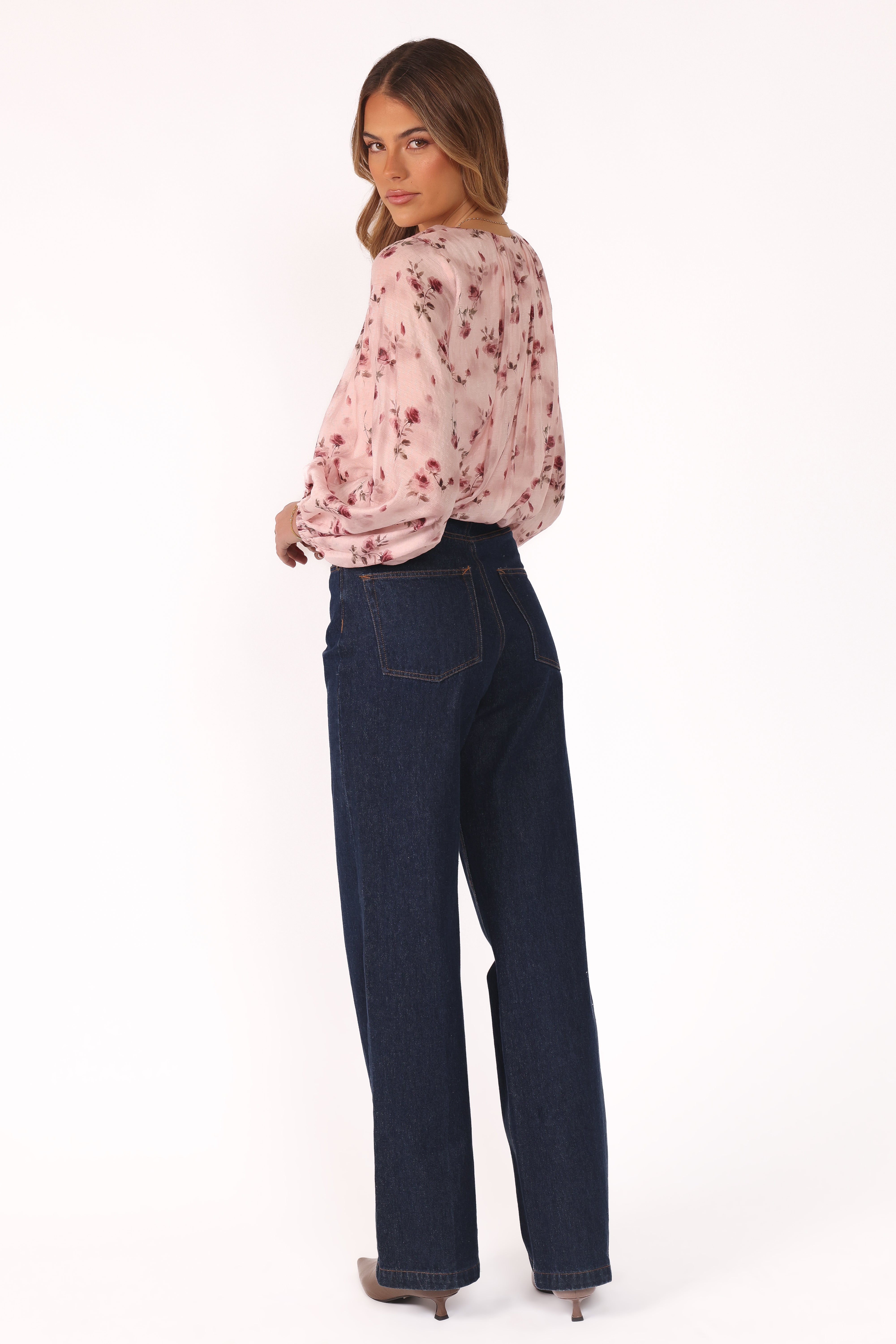 Dallas Long Sleeve Top - Pink Rose