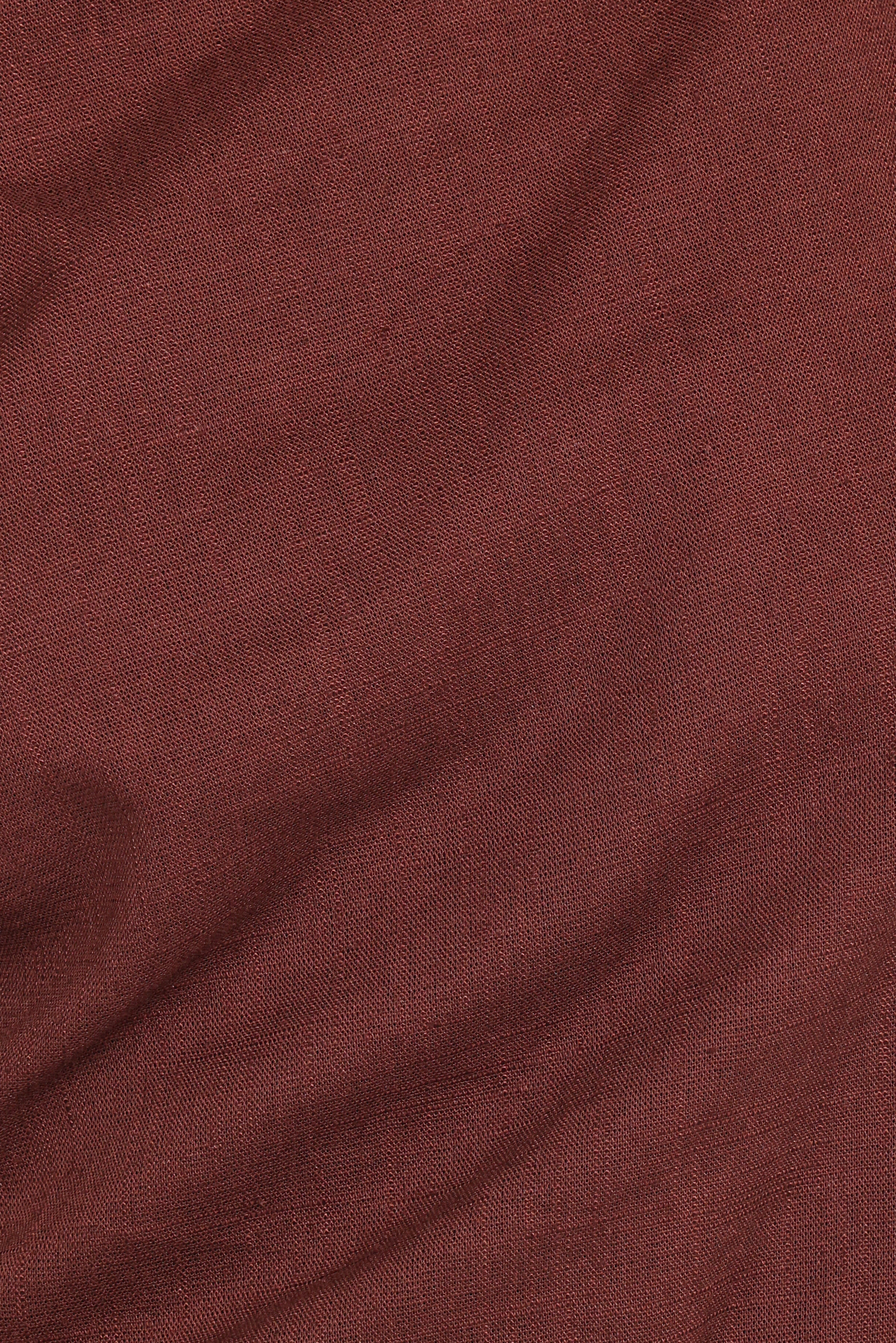 Shaw Off Shoulder Top - Chocolate Brown